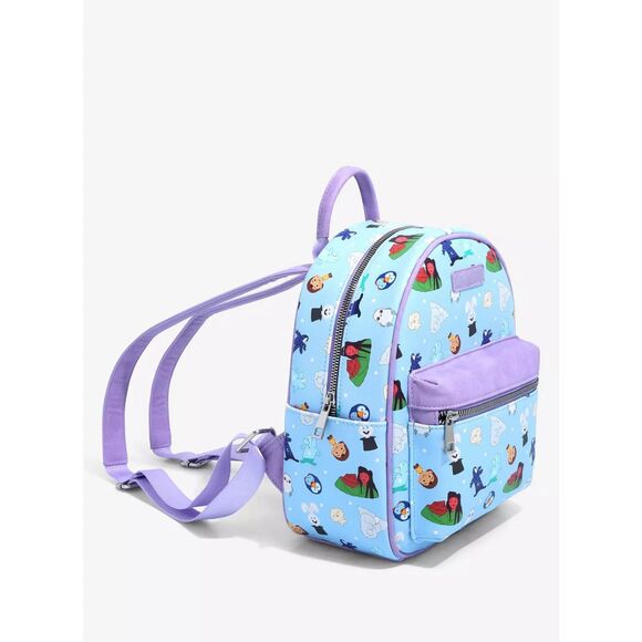 SALE!!! NEW Disney Pixar Shorts Characters Allover Print Mini Backpack Bioworld - Picture 1 of 12